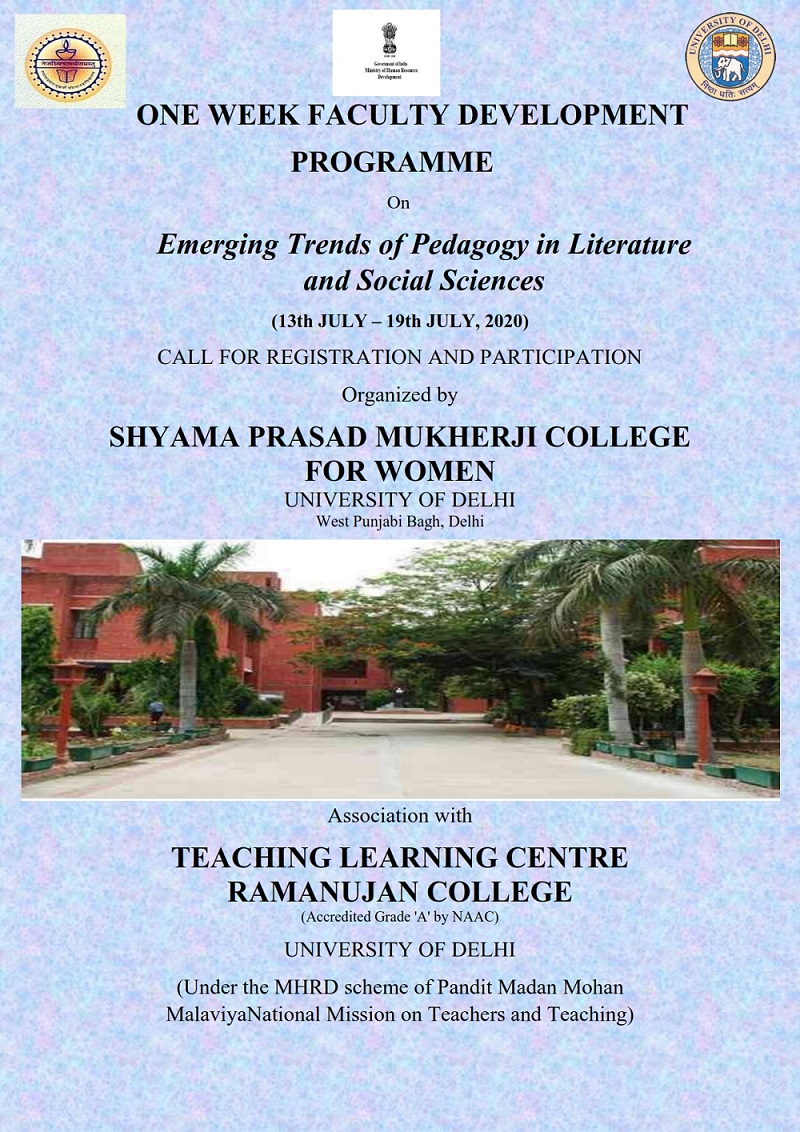 ONE WEEK FACULTY DEVELOPMENT 001